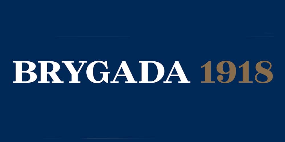 200+ Great Free Fonts for Designers 115 Brygada 1918 Font