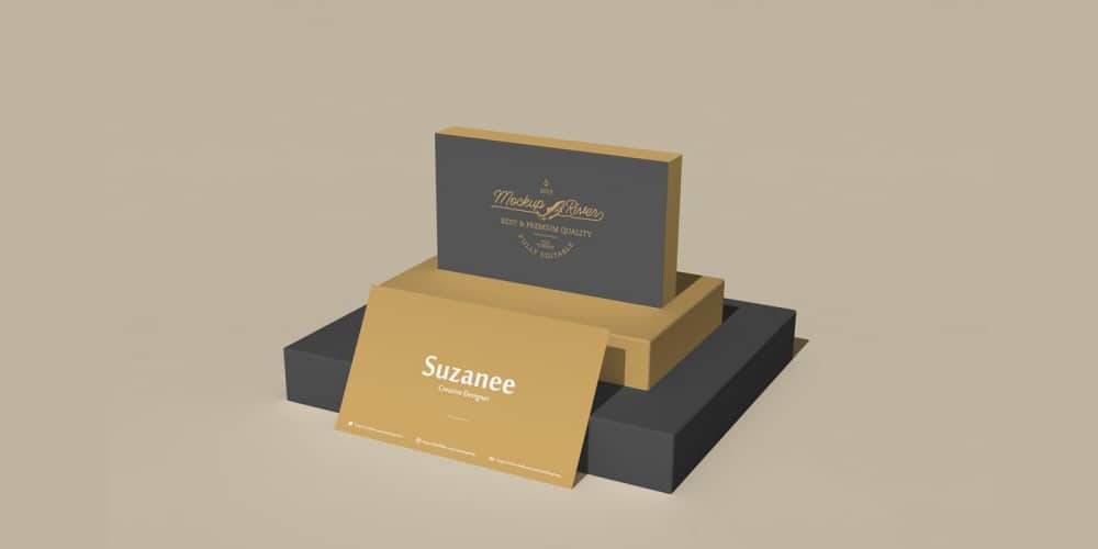 100+ Free Business Card Mockups PSD 370 Business Card Mockup For Branding