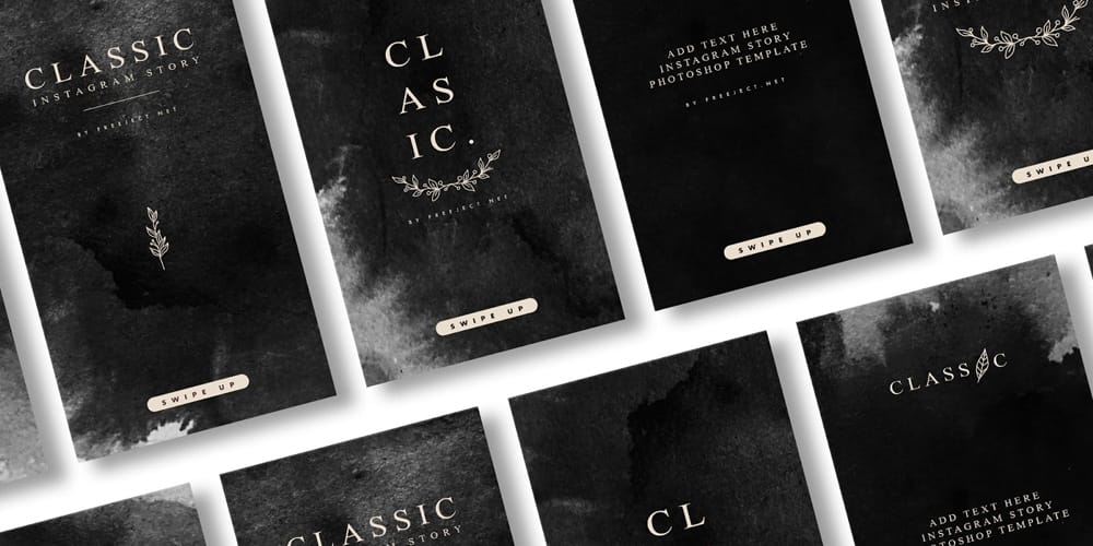 100+ Best Instagram Post Templates to Gain More Followers 214 Classic Instagram Story Template