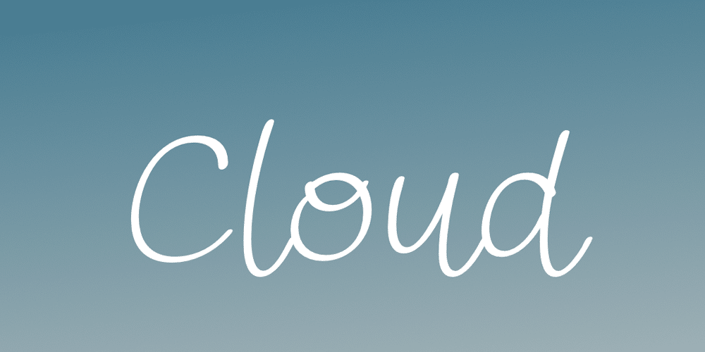 250 + Free Modern Script Fonts for Designers 143 Cloud Script