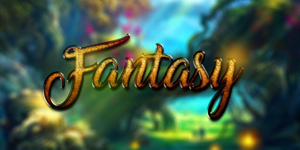 Latest Free Photoshop Text Styles & Effects 161 Fantasy Text Style PSD