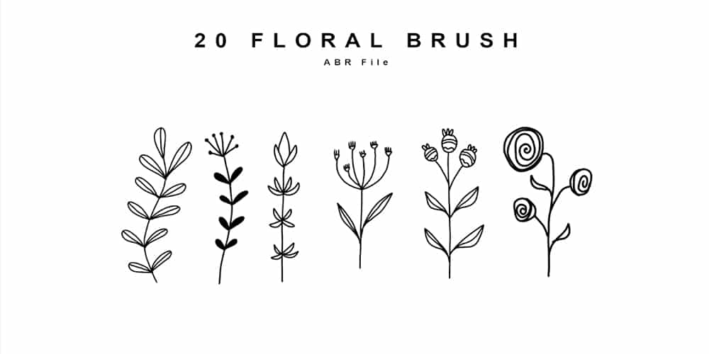 Floral Photoshop Brushes