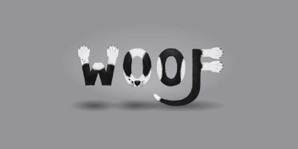 Furry-Calligram