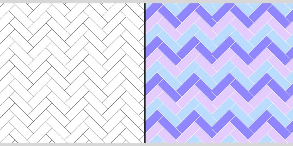 Latest Adobe Illustrator Tutorials 189 Herringbone-Pattern