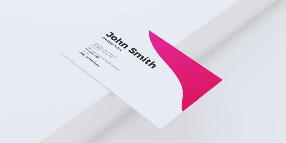 100+ Free Business Card Mockups PSD 689 Minimal Business Card Mockup
