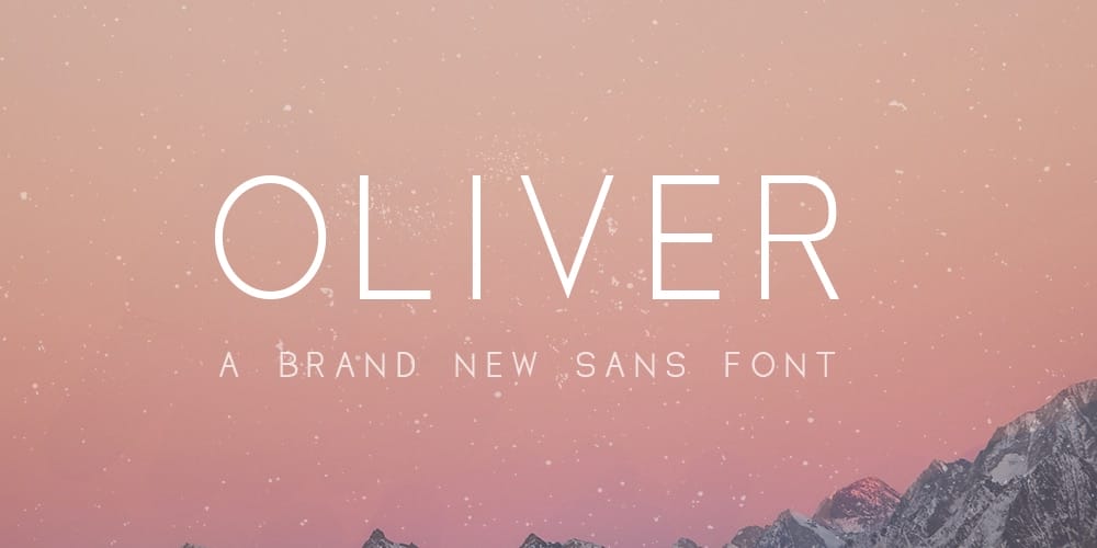 200+ Great Free Fonts for Designers 244 Oliver Sans Serif Font