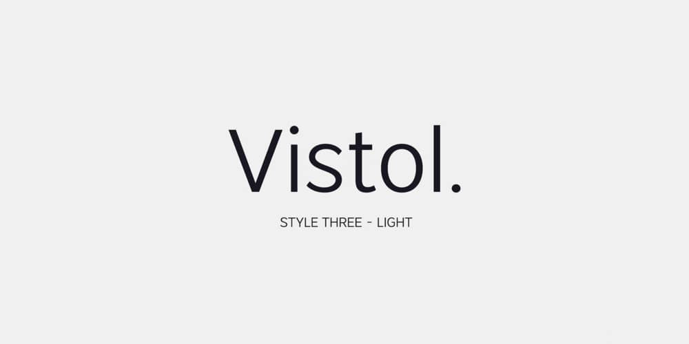 Vistol Sans Serif Font