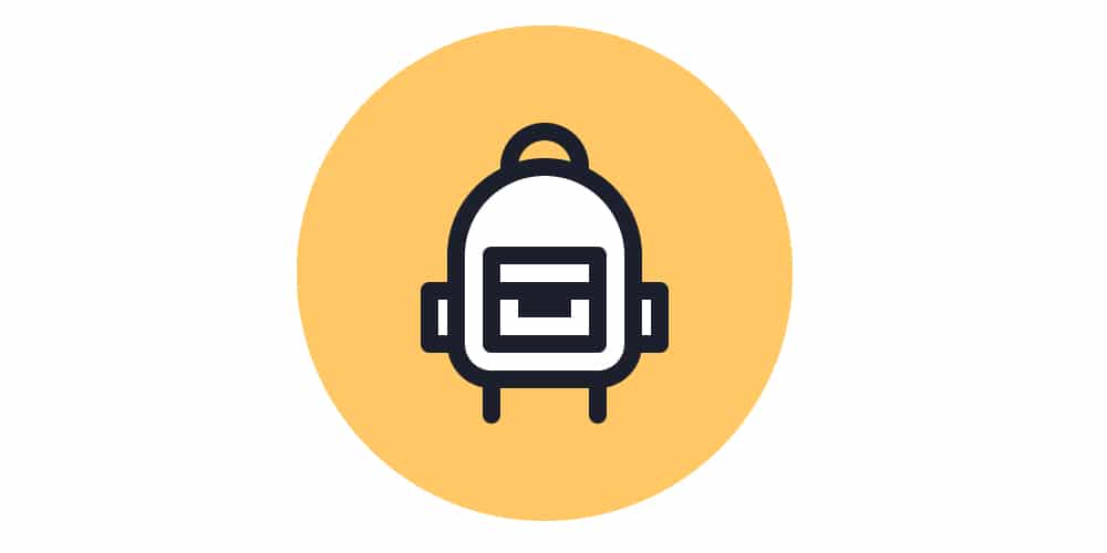 Latest Adobe Illustrator Tutorials 171 Backpack-Icon