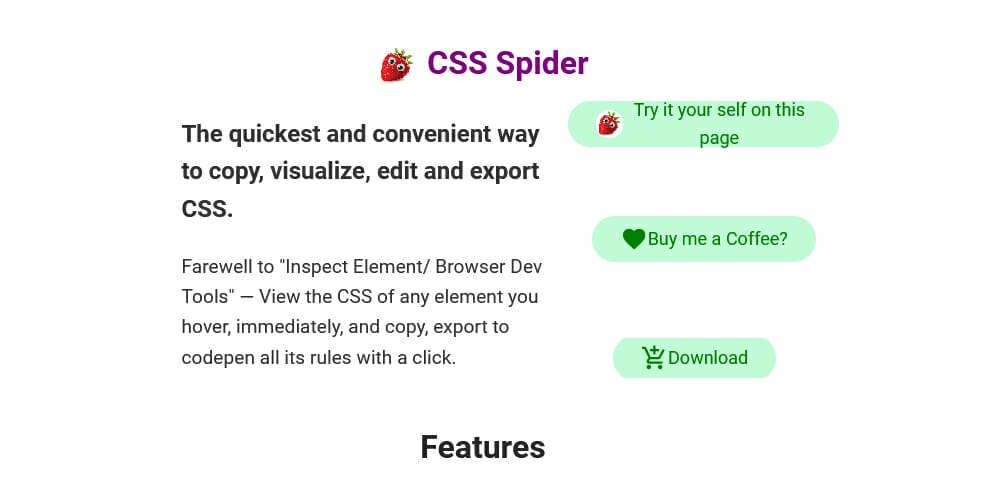 Best Chrome Extensions for Designers 59 CSS Spider