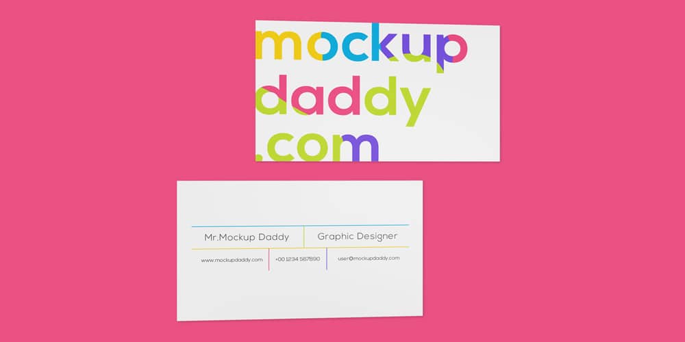 100+ Free Business Card Mockups PSD 354 Free Business Card Mockup