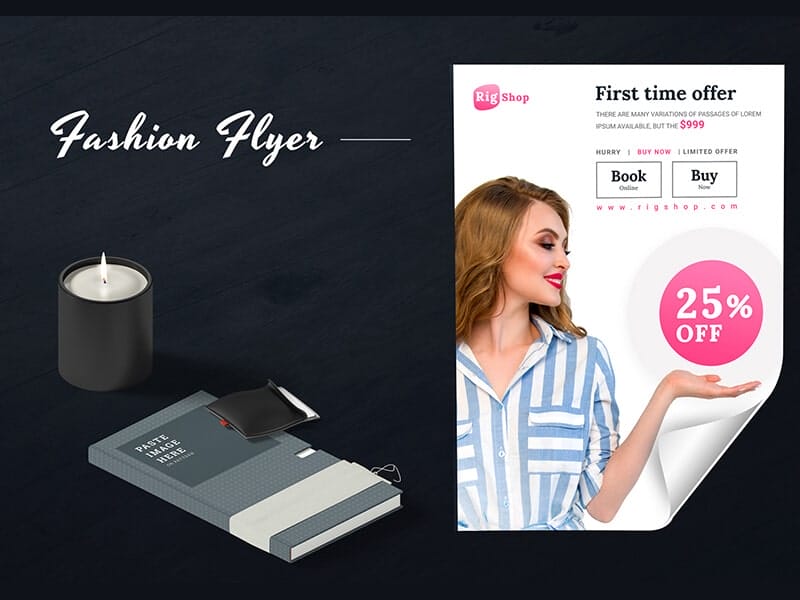 Free Fashion Flyer PSD