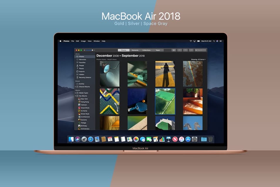 Free New Thinner MacBook Air Mockup PSD 2 Free New Thinner MacBook Air Mockup PSD