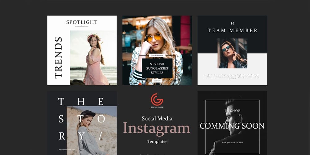 100+ Best Instagram Post Templates to Gain More Followers 43 Free Social Media Instagram Templates