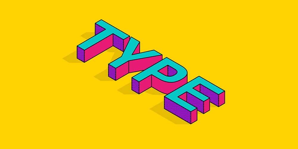 Isometric-Text-Effect