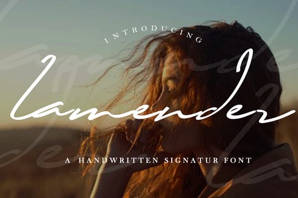 Lamender Handwritten Font