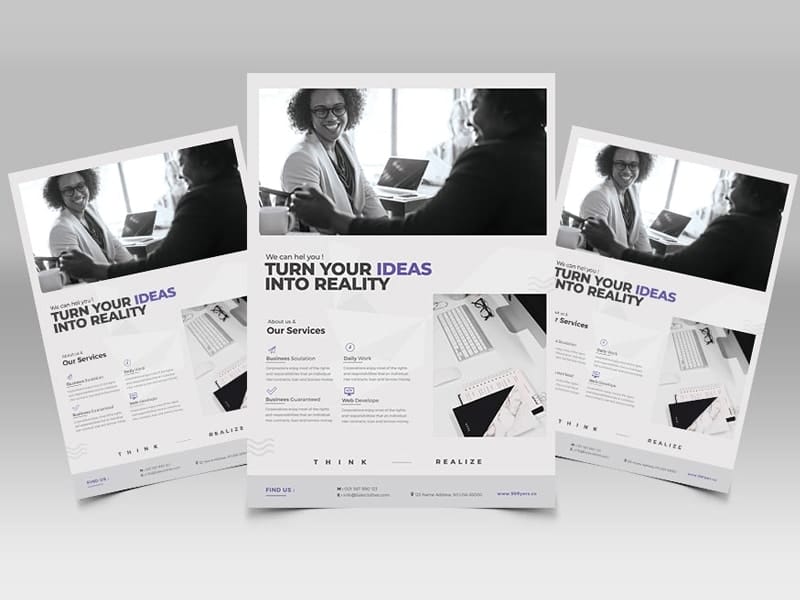 Best Free Flyer Templates 99 Minimal Corporate Flyer Template