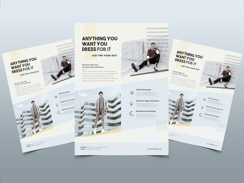 Best Free Flyer Templates 27 Minimal Fashion Event Flyer Template PSD