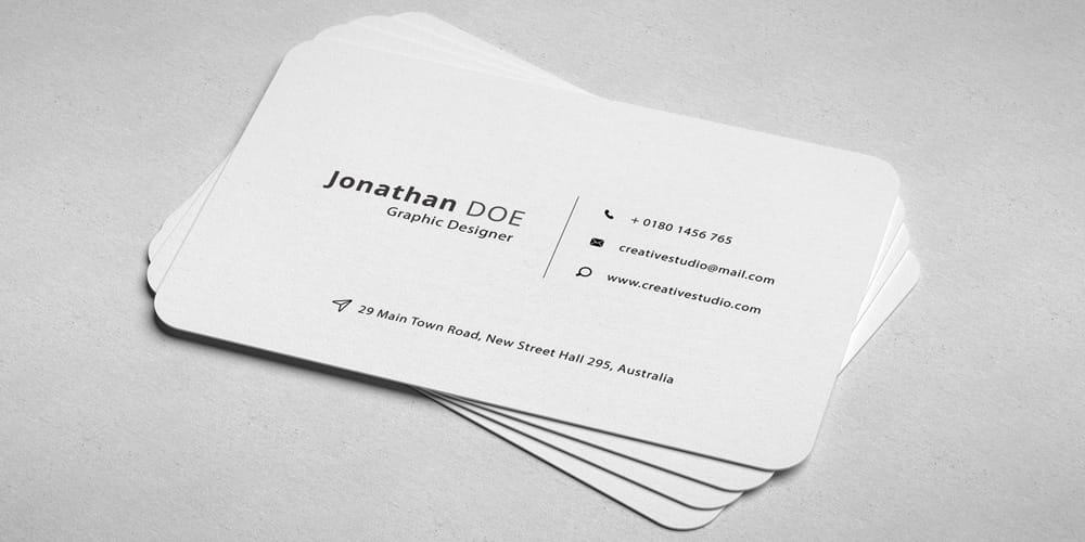 100+ Free Business Cards PSD 162 Professional Business Card Template PSD