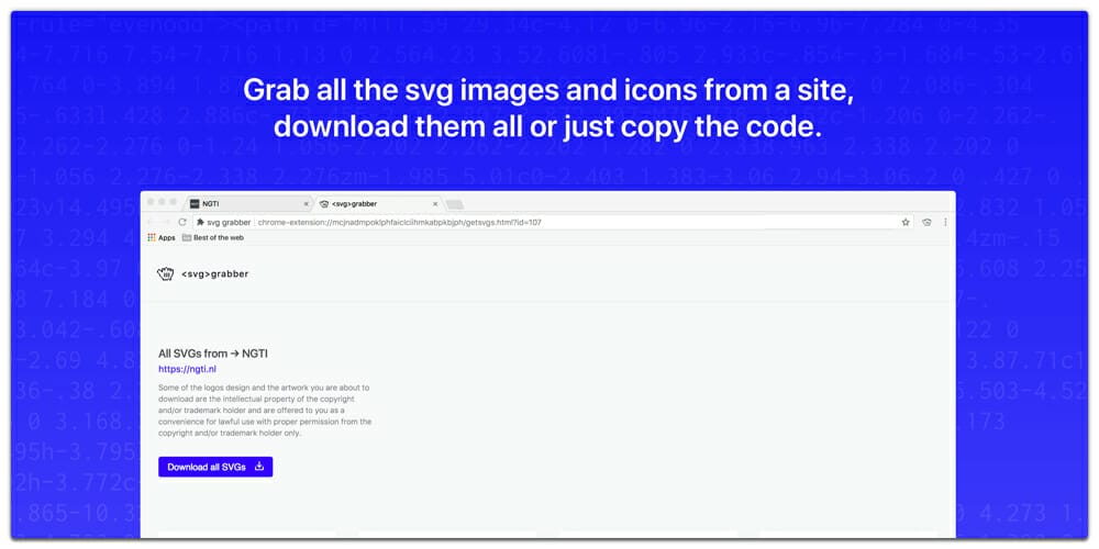 Best Chrome Extensions for Designers 40 SVG Grabber