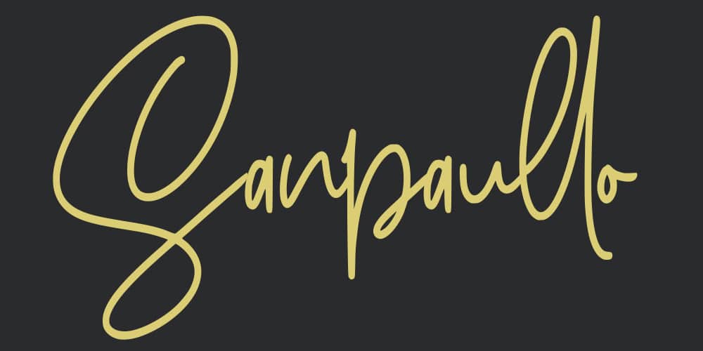 200+ Great Free Fonts for Designers 400 Sanpaullo Signature Font
