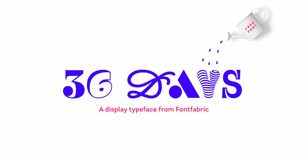 200+ Great Free Fonts for Designers 338 36 Days Font