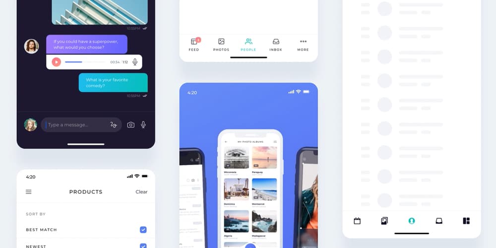 Atro Mobile UI kit