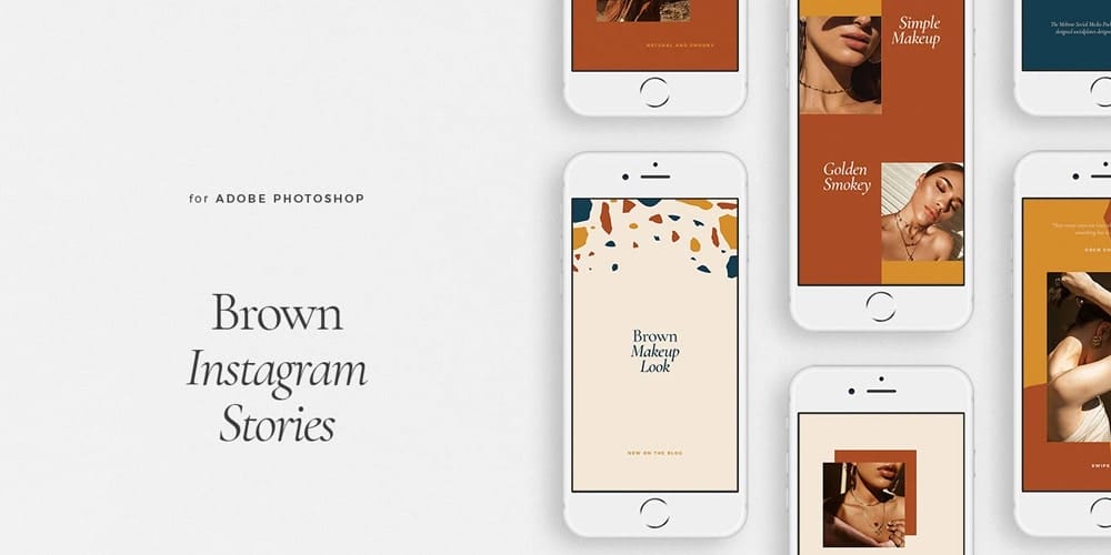 100+ Best Instagram Post Templates to Gain More Followers 265 Brown Instagram Templates PSD