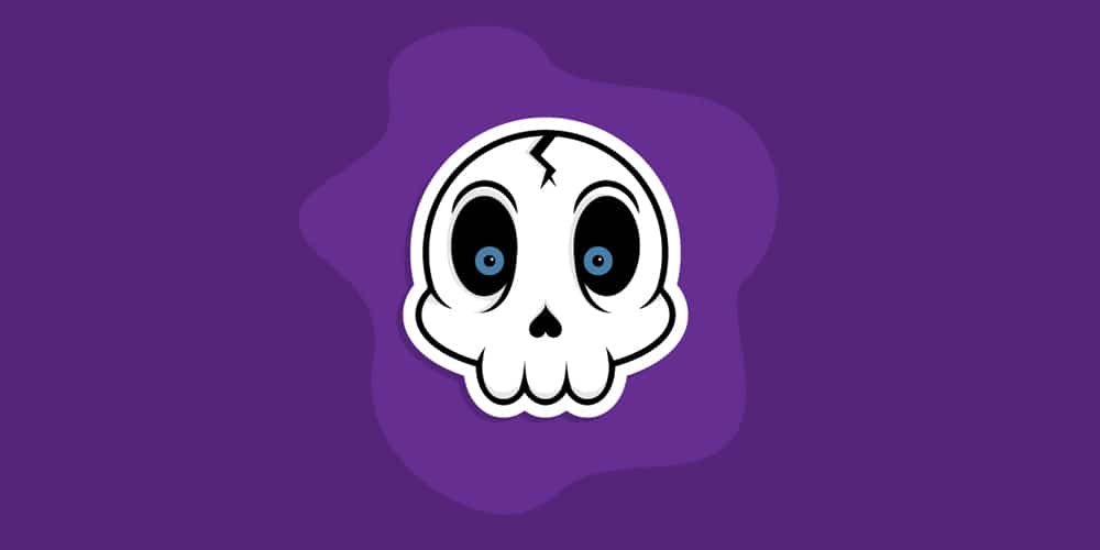 Latest Adobe Illustrator Tutorials 183 Cartoon Skull Vector in Illustrator