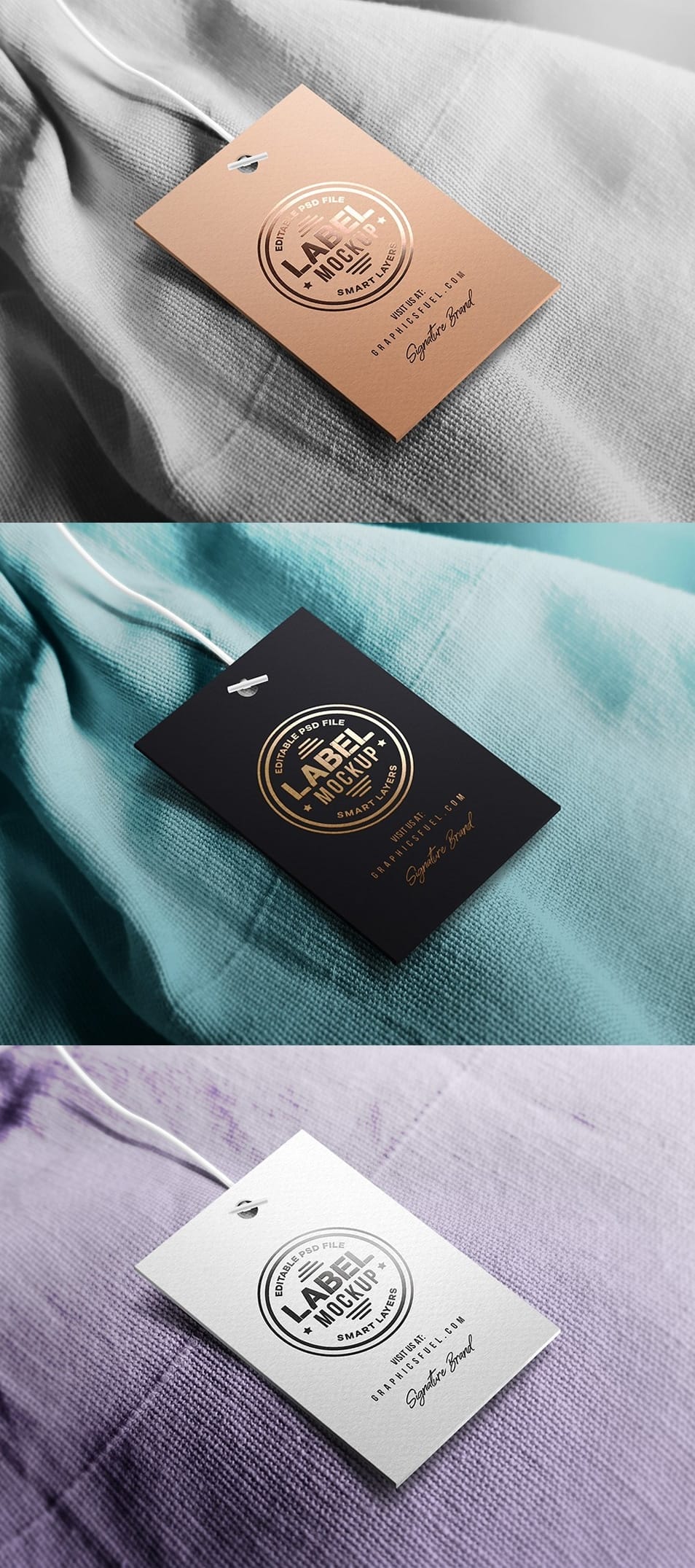 Clothing Tag Label Mockup 2 Clothing Tag Label Mockup