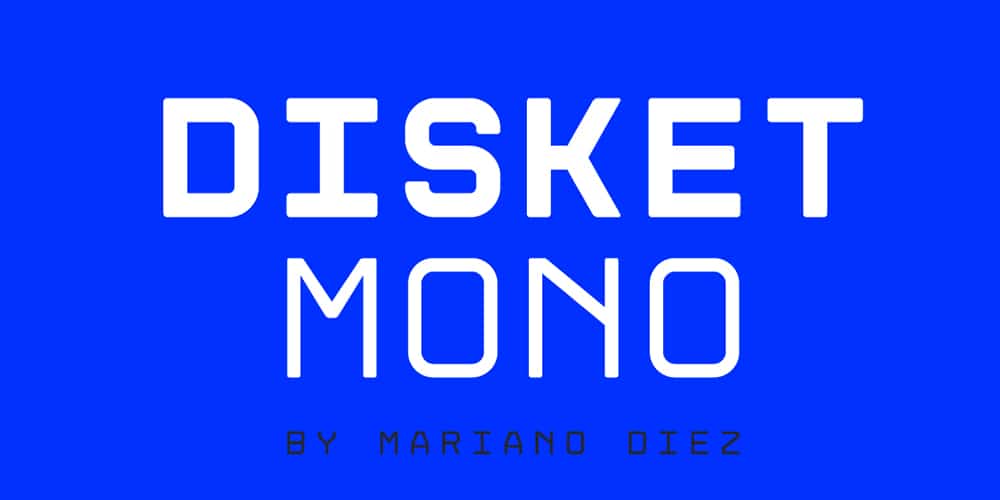 Disket Mono Typeface