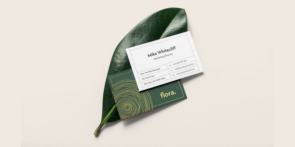 100+ Free Business Card Mockups PSD 424 Elegant Business Card Mockup PSD
