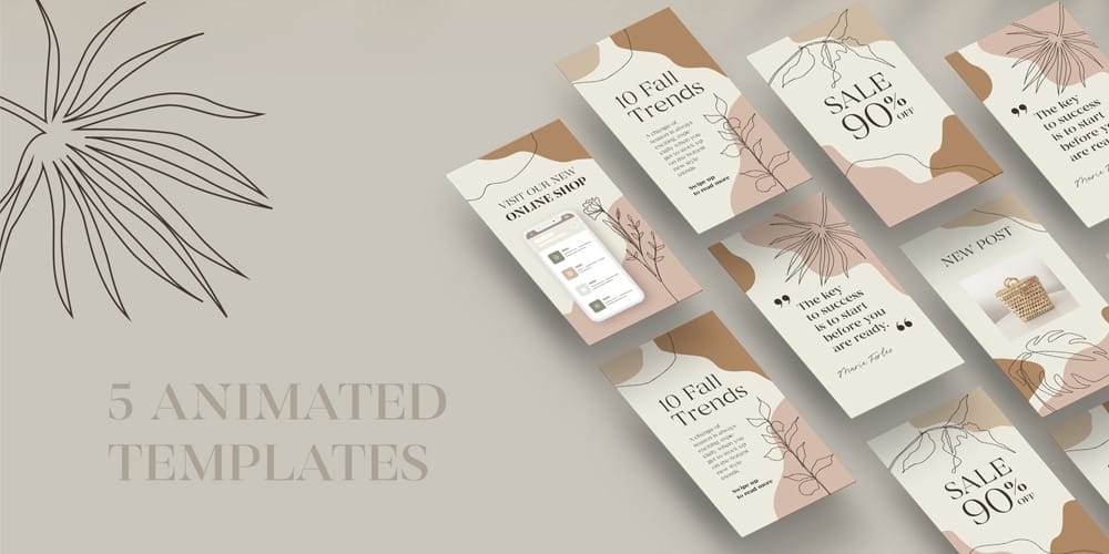 100+ Best Instagram Post Templates to Gain More Followers 227 Free Animated Instagram Stories Templates