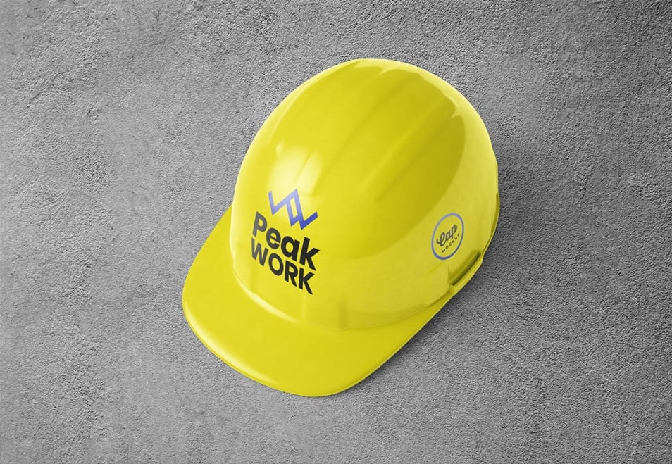Free Construction Safety Helmet / Hard Cap Mockup PSD 2 Free Construction Safety Helmet / Hard Cap Mockup PSD