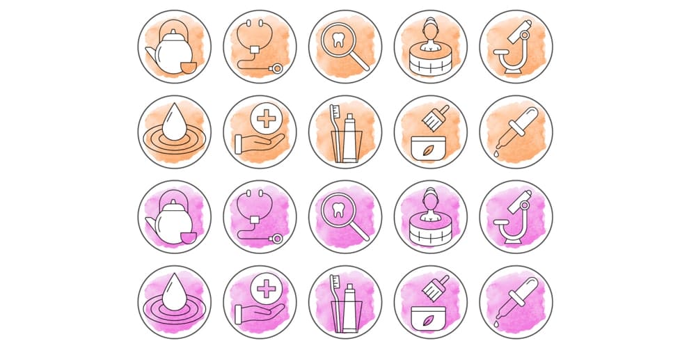Best Free Icon Sets 2024 434 Health Instagram Story Highlight Icons