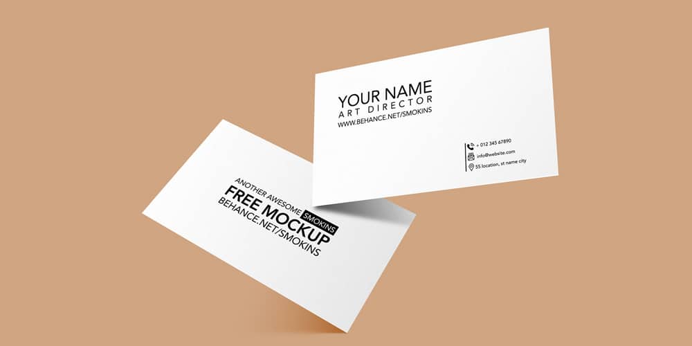 100+ Free Business Card Mockups PSD 324 Hi-Res Business Card Mockup PSD