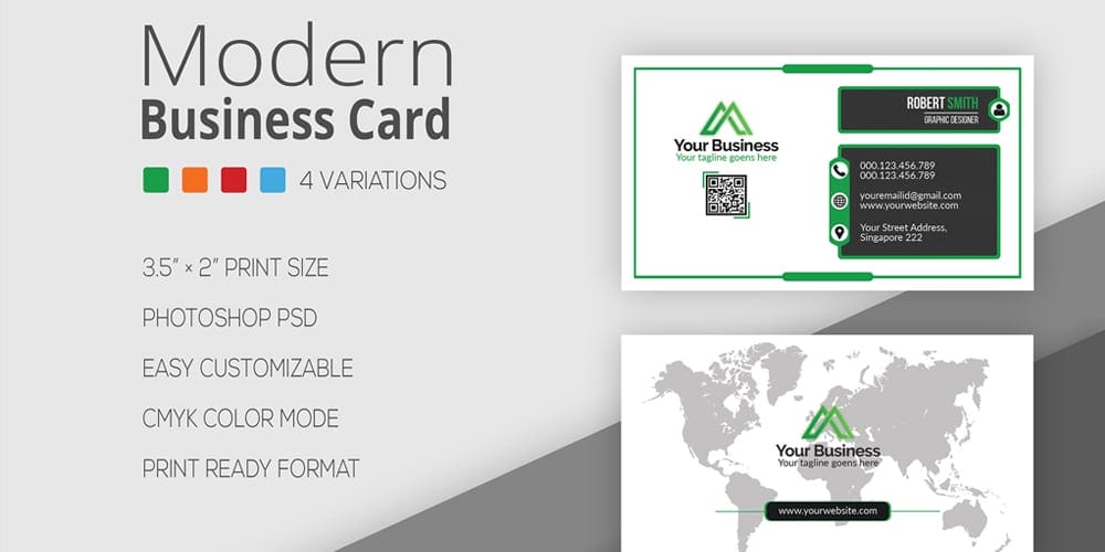 100+ Free Business Card Mockups PSD 323 Modern Business Card Mockup