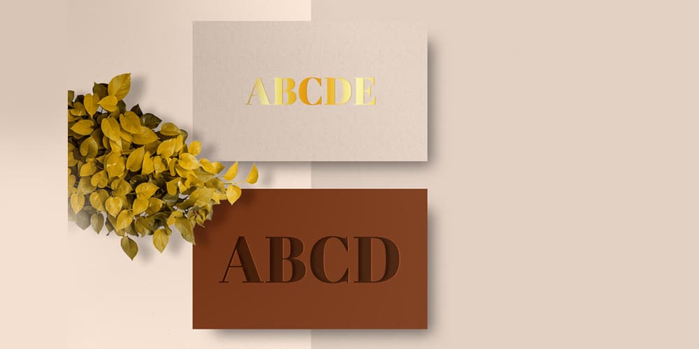 100+ Free Business Card Mockups PSD 349 Modern Minimal Business Card Mockup PSD