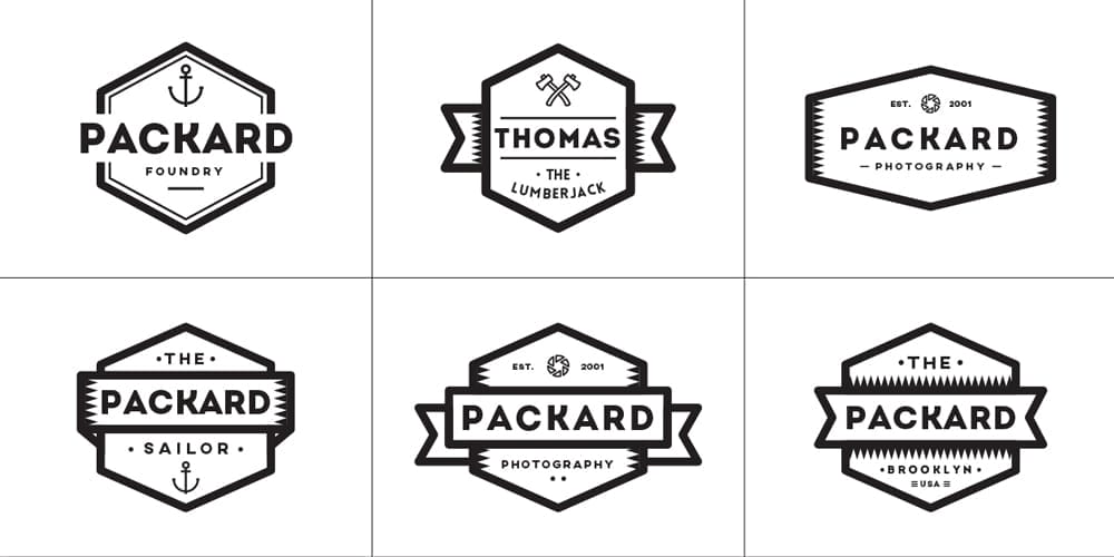 Free Vector Decorative Web Elements 33 Multipurpose Vector Badges