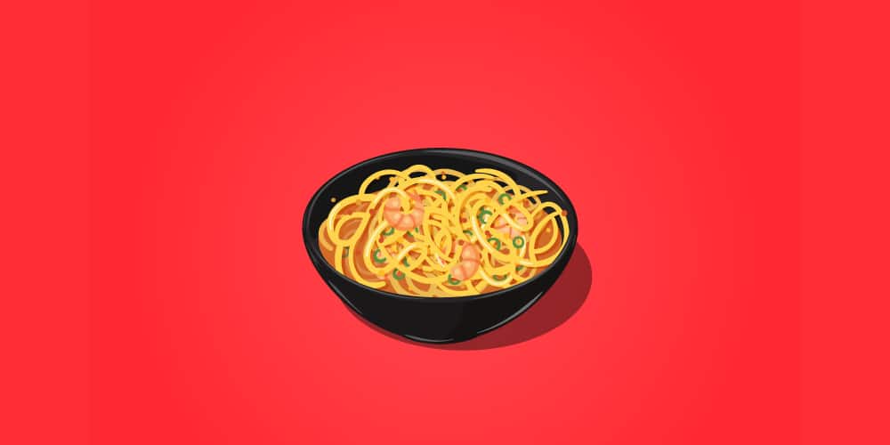 Noodles bowl