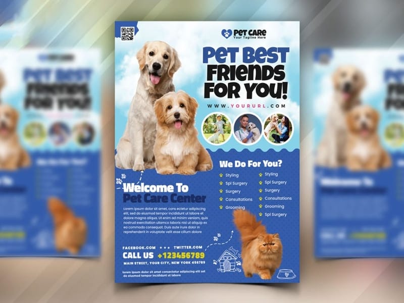Best Free Flyer Templates 148 Pet Shop Flyer Template PSD