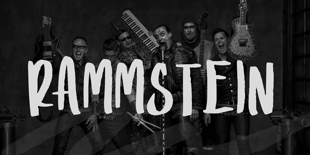 Rammstein Display Font