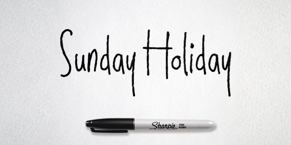 Sunday Holiday