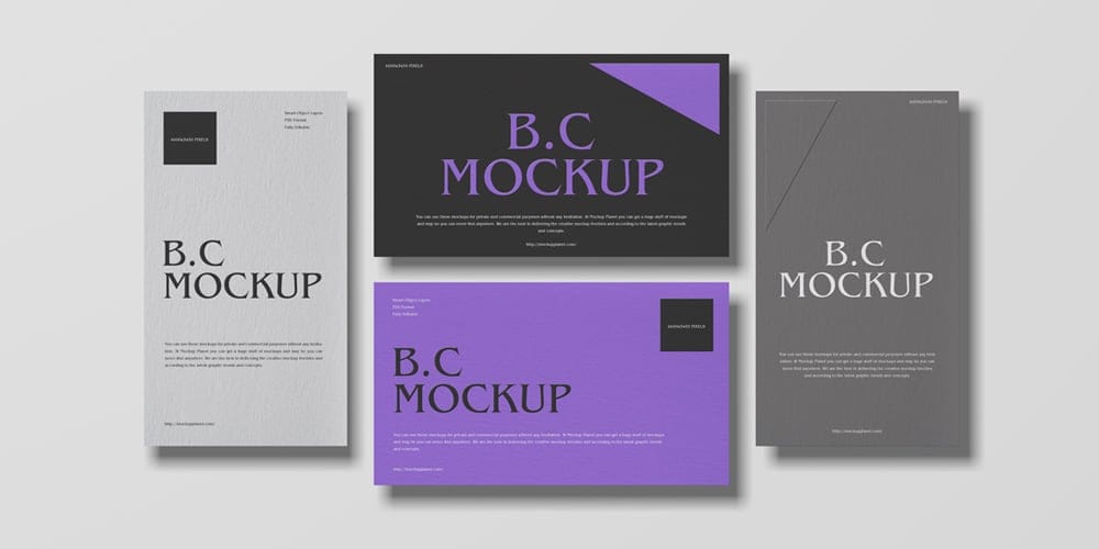100+ Free Business Card Mockups PSD 257 Top View Brand Business Card Mockup