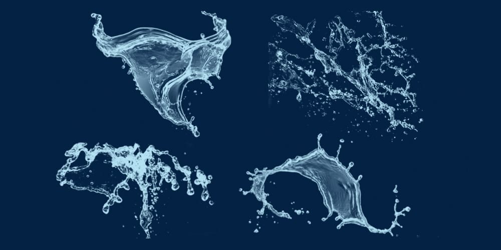 Collection of Best Photoshop Brushes 84 Water Splash Photoshop Brushes