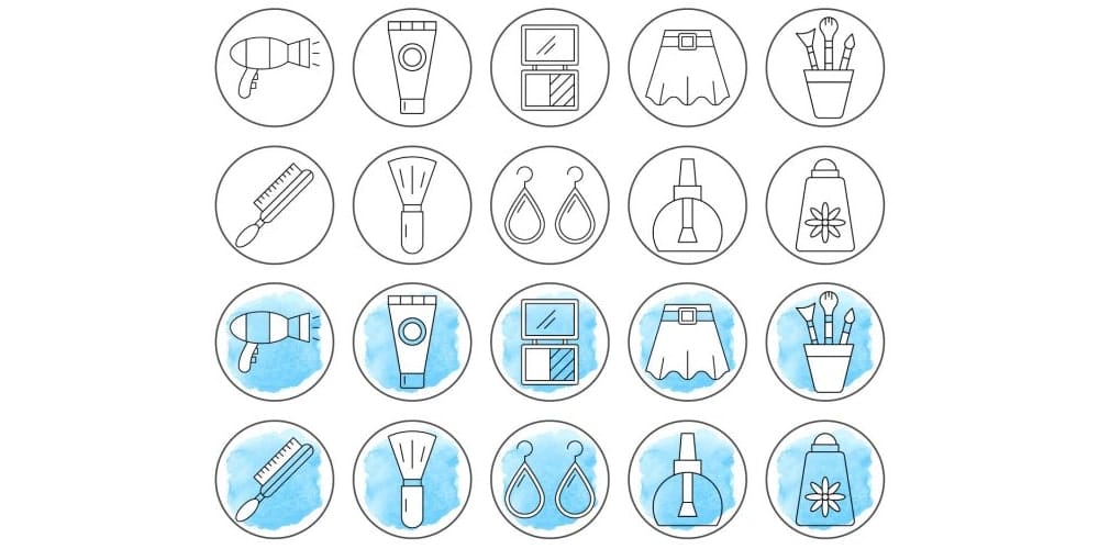 Best Free Icon Sets 2024 443 Beauty Instagram Story Highlight Icons