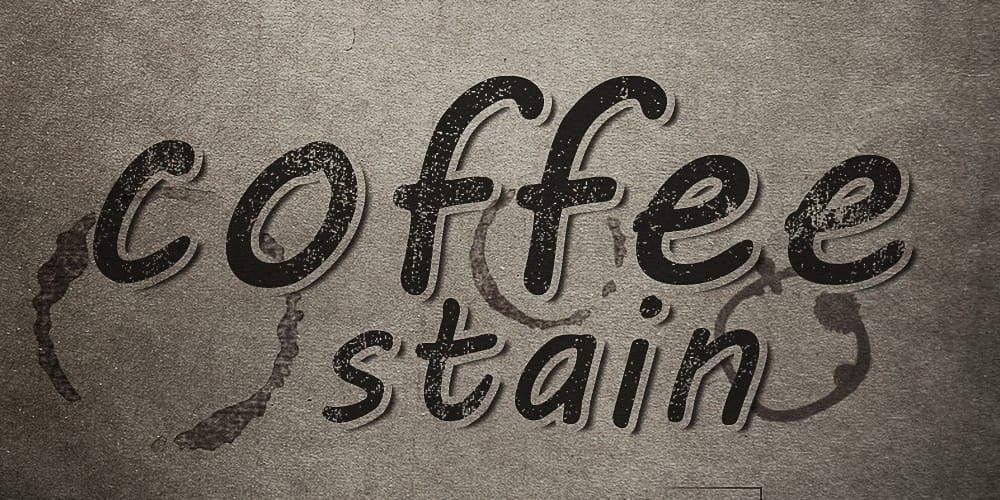 Coffee Stain Brushes