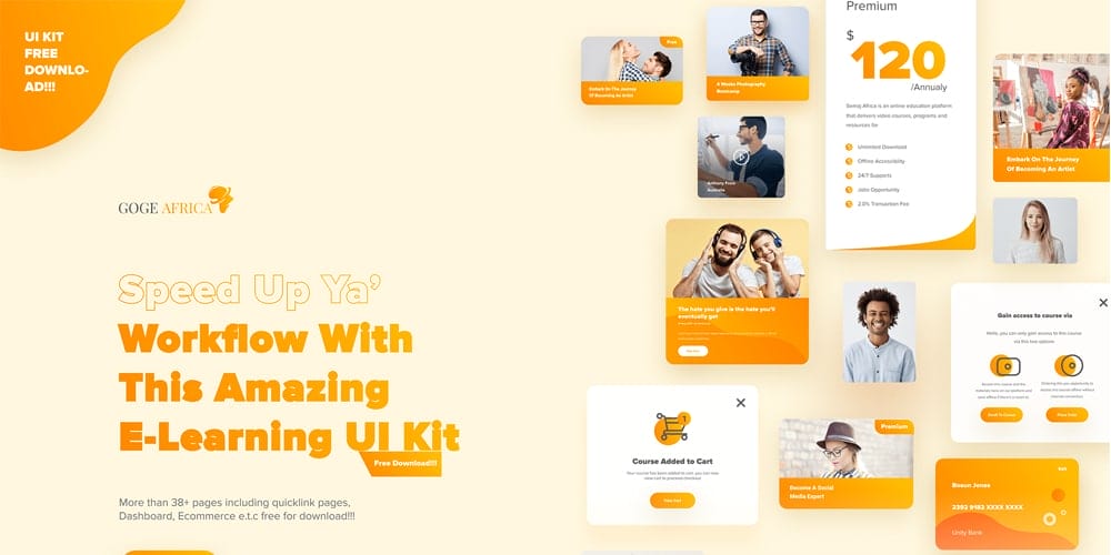 E learning UI Kit