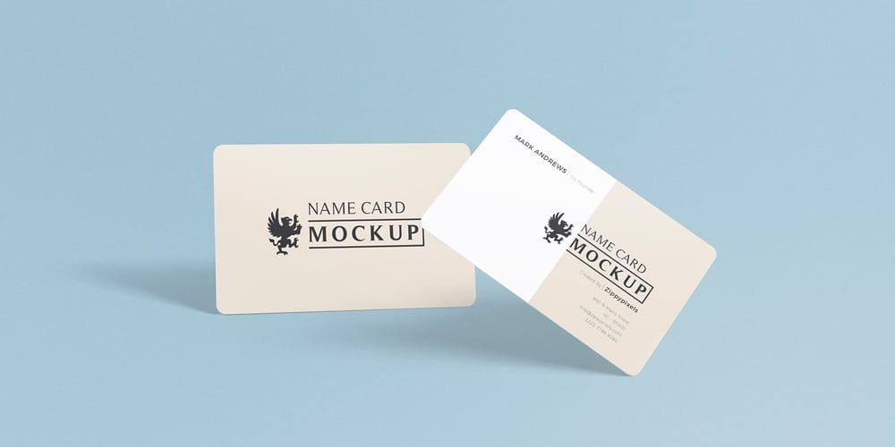 100+ Free Business Card Mockups PSD 759 Exquisite Name Card Mockup PSD