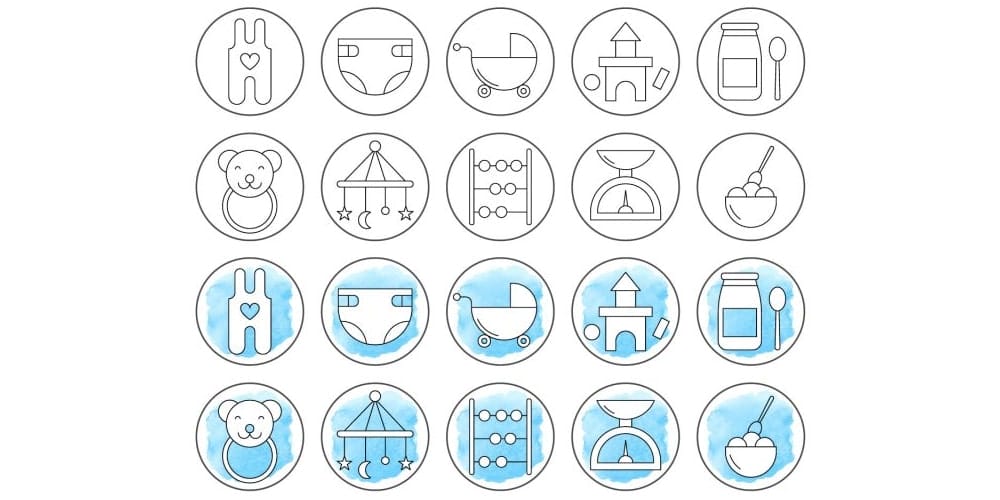 Best Free Icon Sets 2024 440 Free Baby Instagram Story Highlight Icons