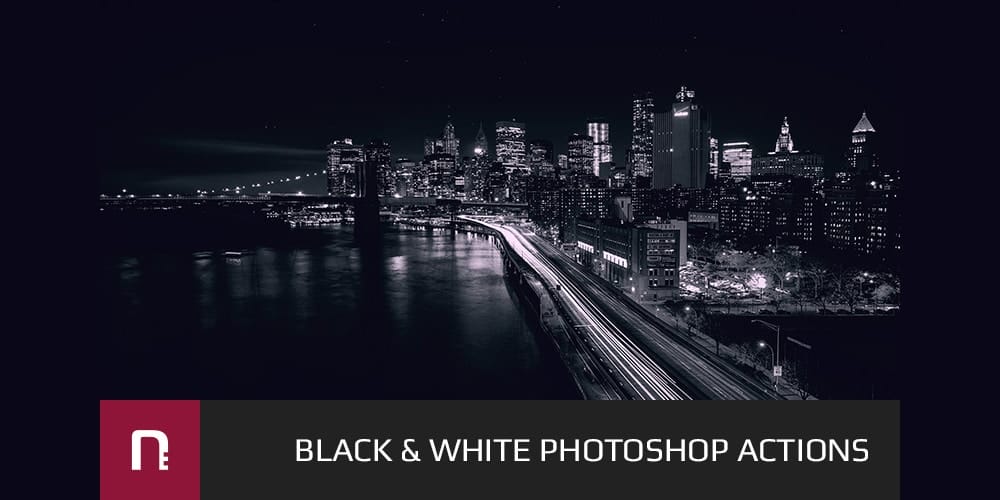 Latest Free Photoshop Actions 68 Free Black and White Photoshop Actions